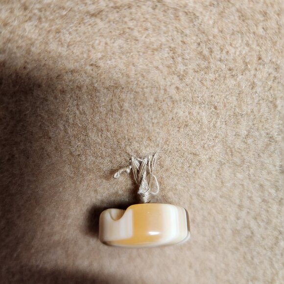 Vintage 100% Camel Hair Union Made Tan Long Coat Trench/Pea Women's with Pockets - Picture 3 of 13